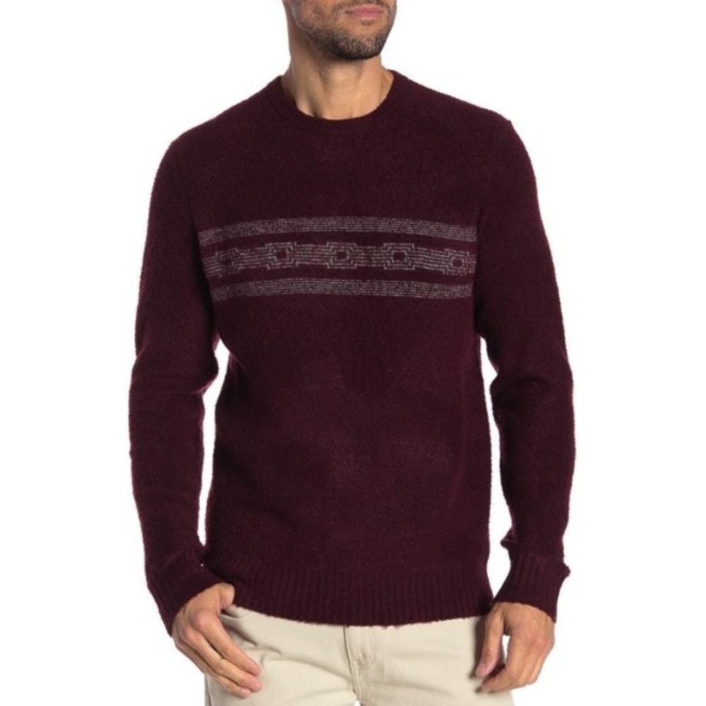 💥 Michael Bastian Men's Striped Boucle SwEATER